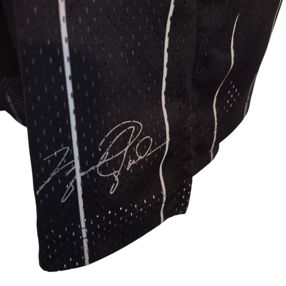 Nike Air Jordan Essentials All Over Printed Jersey Black White Pinstripe - Picture 9 of 14